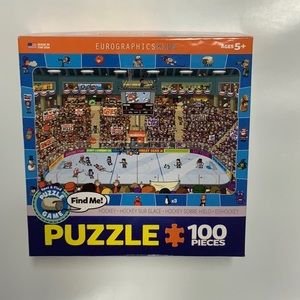 Hockey jigsaw puzzle and game, ages 5+